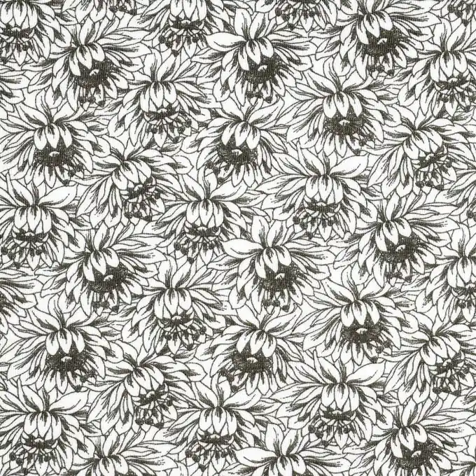 Begrenztes Angebot Jerseystoff Blütenmotiv Khaki