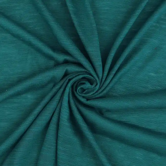 Jerseystoff Slub Blau Top-Qualität