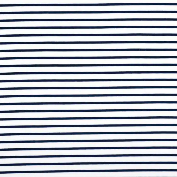 Großhandel Weißer, gestreifter Scuba-Stoff