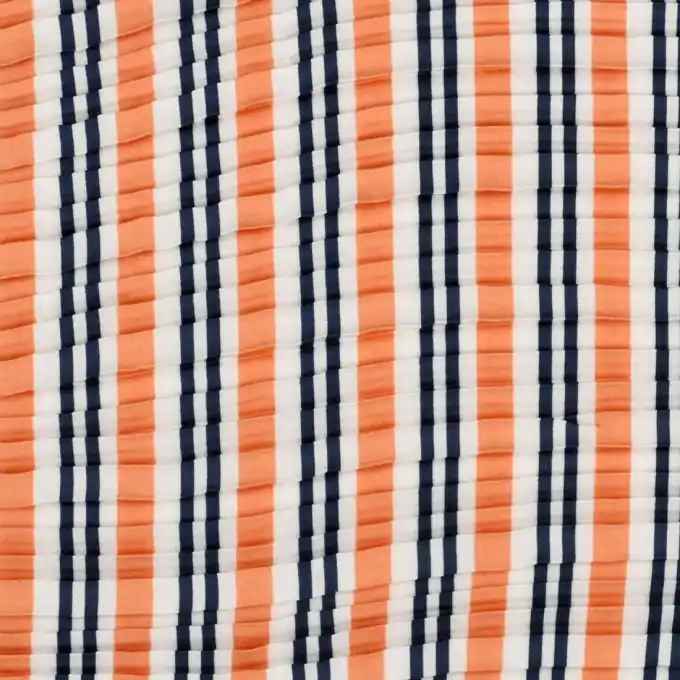 Meistverkauft Kreppstoff in Orange und Blau