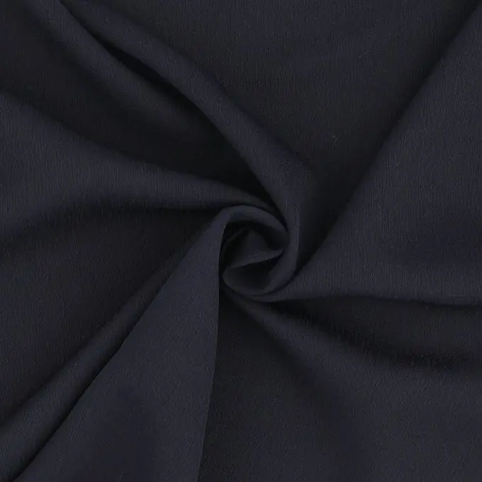 Kreppstoff Marineblau Neu