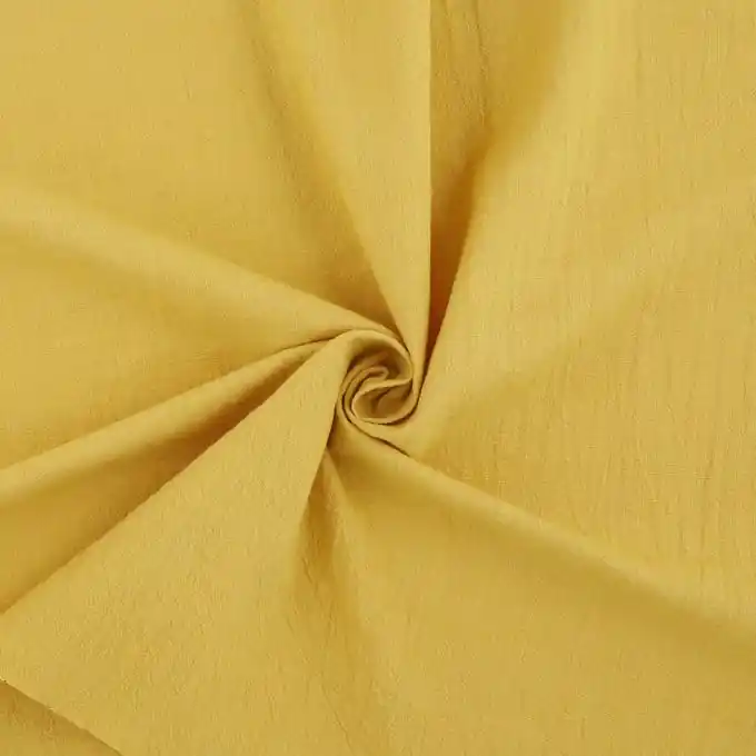 Bestseller Popeline Baumwolle leicht geprägt Gelb