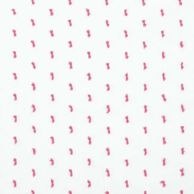 Baumwoll-Voile-Stoff mit rosa Tupfenmuster Top-Seller