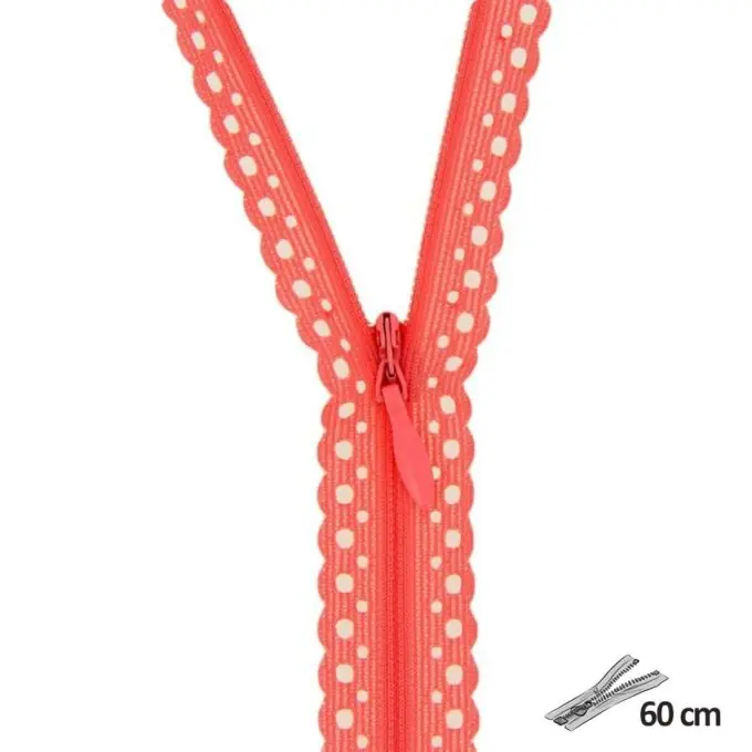 Mega-Angebot Spitzenreißverschluss Koralle 60 cm
