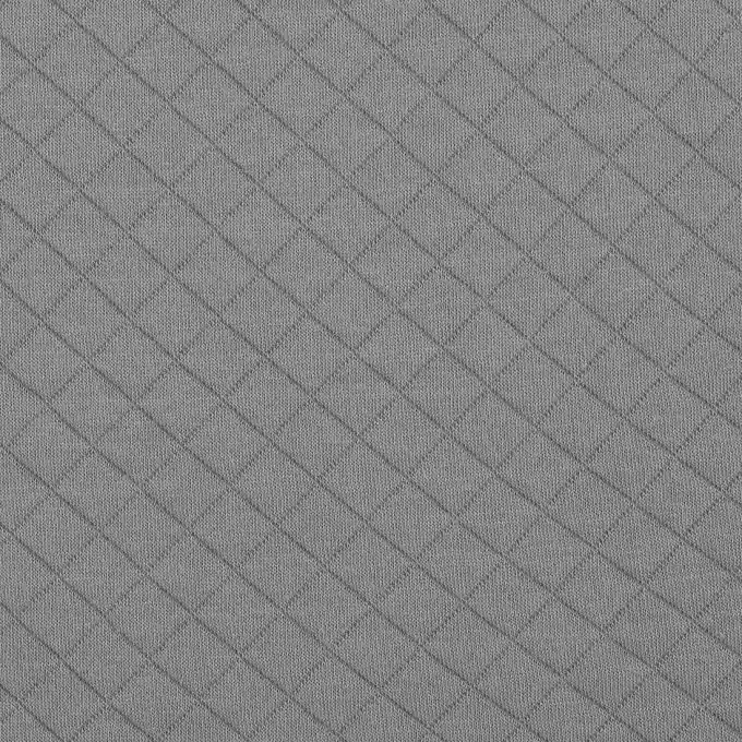 Mengenrabatt Grauer gesteppter Jersey-Stoff