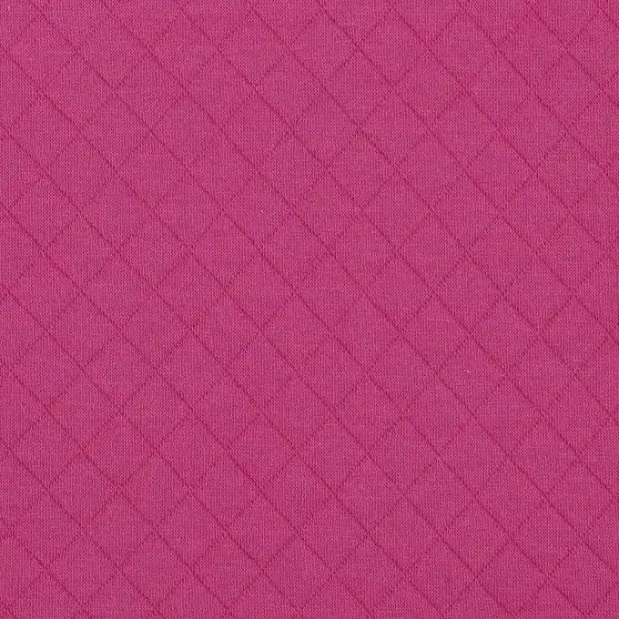Fuchsiafarbener gesteppter Jersey-Stoff Sichere Zahlung
