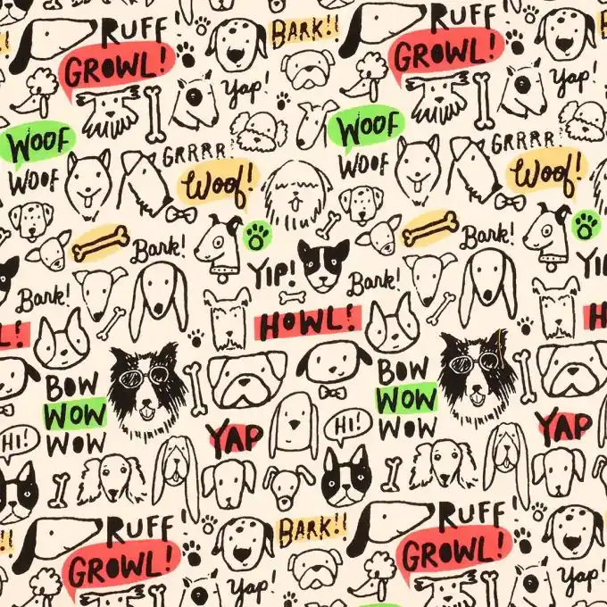 Aktuell Popeline-Stoff Baumwolle Graffiti