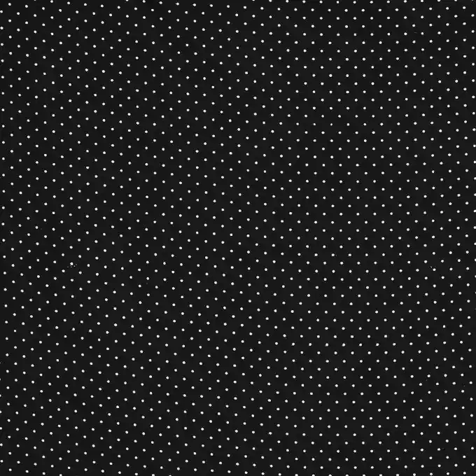 Schwarzer Bemberg-Futterstoff mit weißen Punkten Heißes Angebot