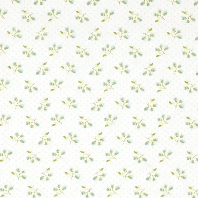 Bio Baumwolllstoff Blaumensträusse Schneller Versand