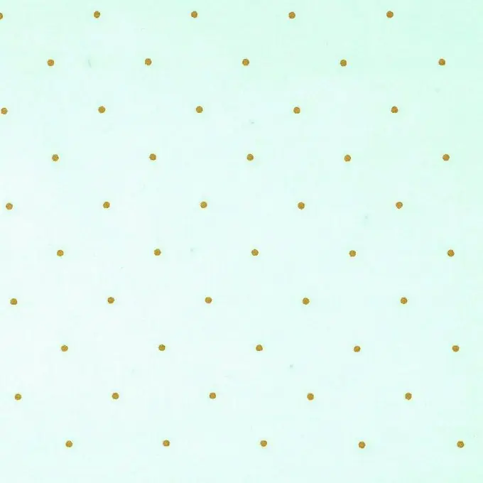 Bio Baumwollbatist Grün Goldene Punkte Neu