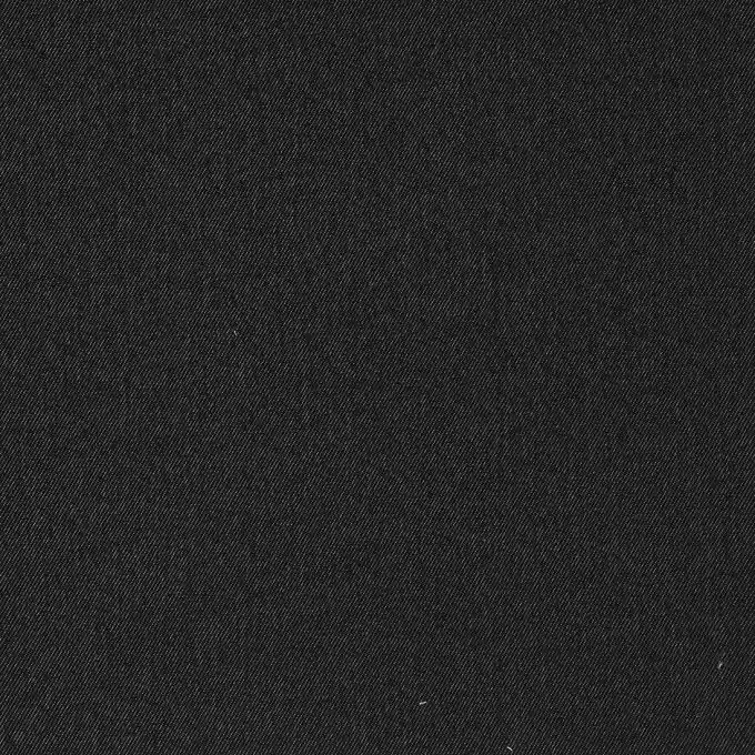 Neu Schwerer Jeansstoff Schwarz