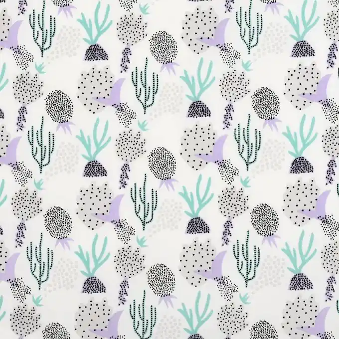 Beliebt Popeline Baumwolle Koralle