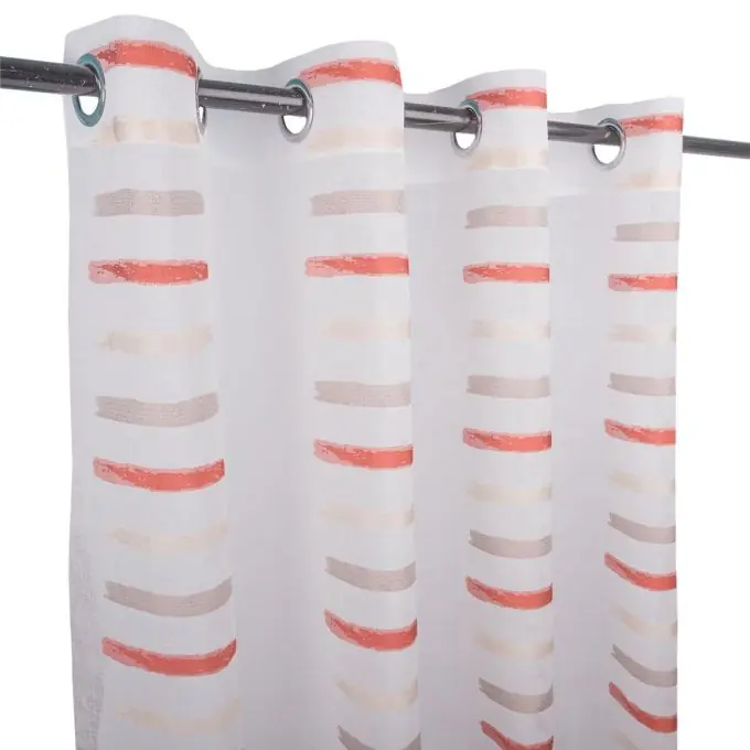 Vorhang Jacquard Streifen Gratis Versand