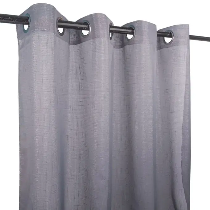 Gardine Silbern/Grau Heißes Angebot