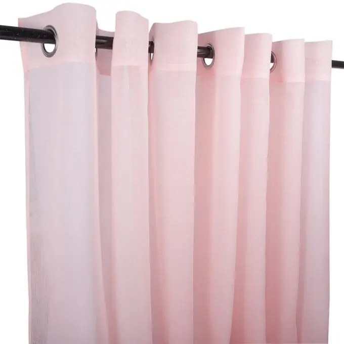 Vorhang Uni Rosa Mémoire 280x240cm Expressversand