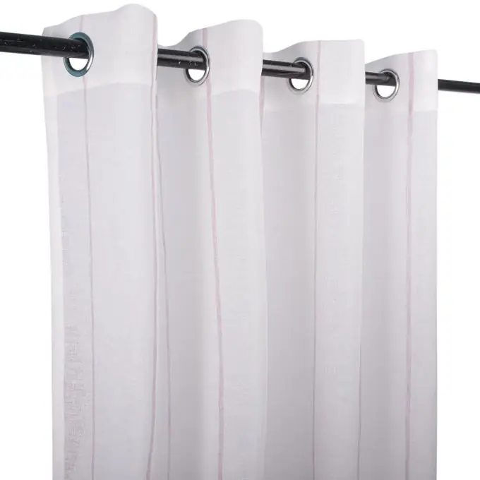 Gestreifter Vorhang Mathilde Rosa 140×240 cm Gratis Versand