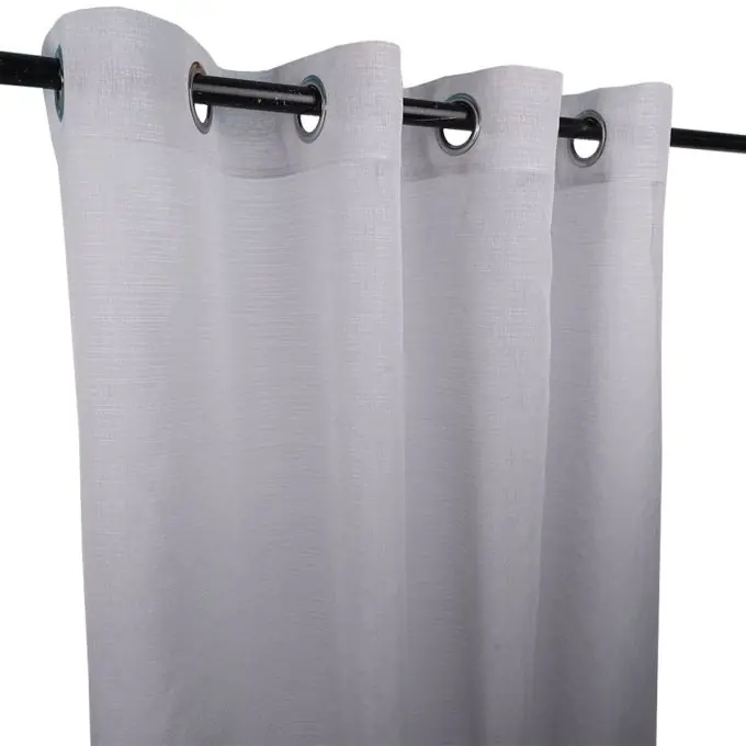 Hellgraue Gardine goldene Effekte Heute Kaufen