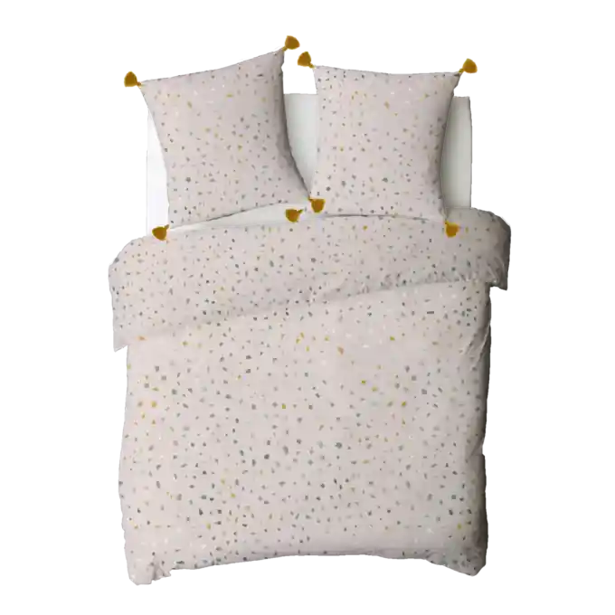 Top-Seller ettwäsche-Set für 2 Personen Terrazzo