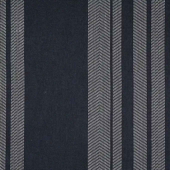 Schneller Versand Dunkelblaues gestreiftes und Chevron-Leinwand