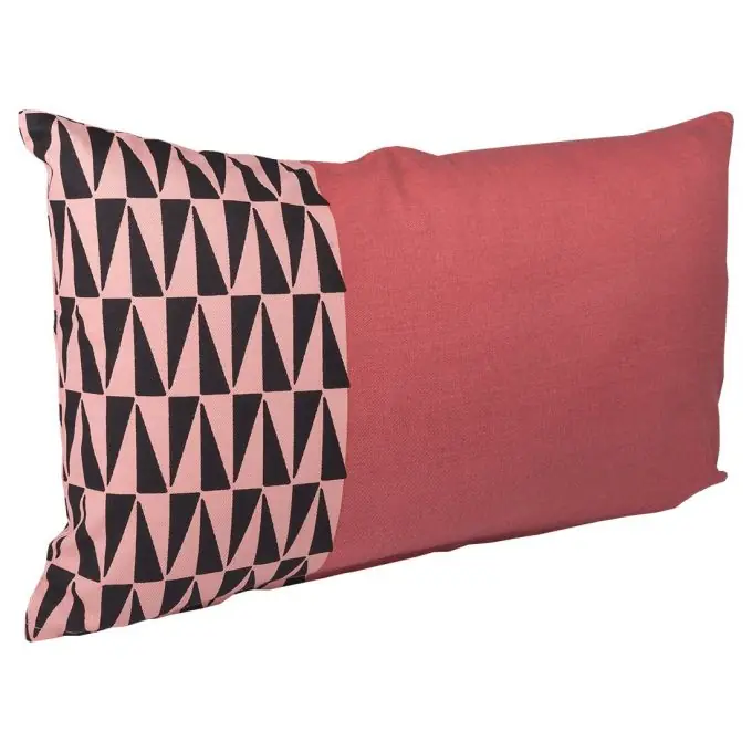 Letzte Chance Rechteckiges Kissen Pastelrosa