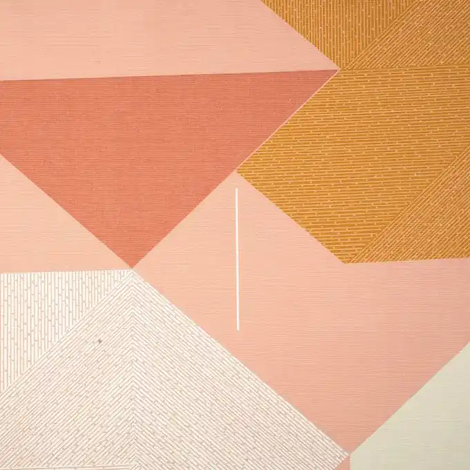 Solange Der Vorrat Reicht Baumwollstoff Pink Palace Rosa/Gelb