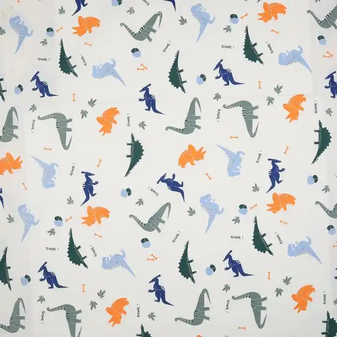 Kracherpreis Lakenstoff Dino Bunt