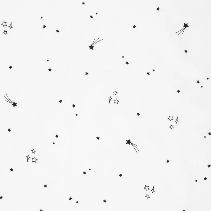 Popeline Baumwolle Sternschnuppen Kostenloser Rückversand