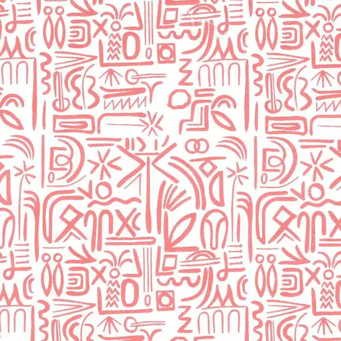 Popeline-Baumwollstoff Rosa gemustert Jetzt Zugreifen