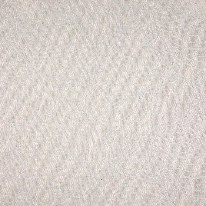 Piqué-Stoff Blattmotiv Ecru Geprüft