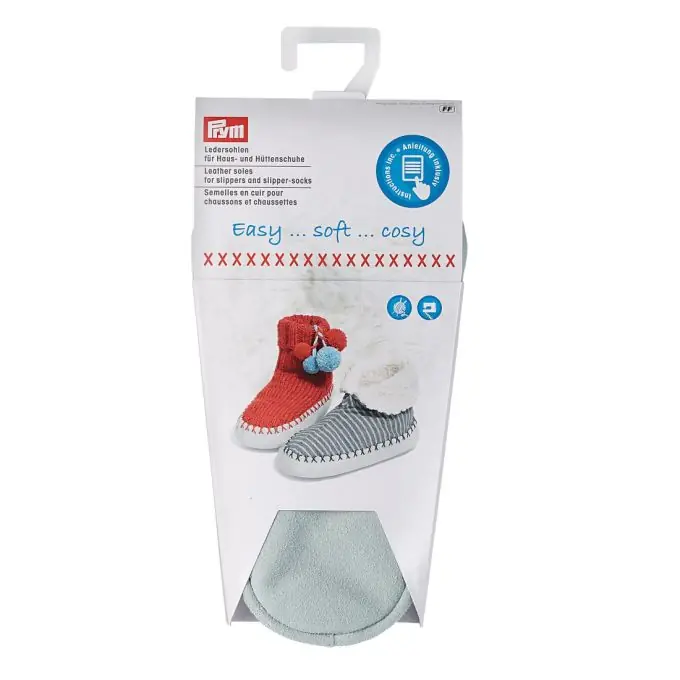 Neu Im Sortiment Ledersohlen für Haus- und Hüttenschuhe 33-35