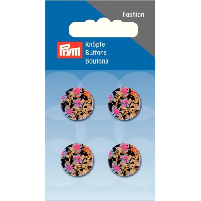 Mega-Angebot Knöpfe, „Blüten“, 2-Loch, 15mm, mehrfarbig