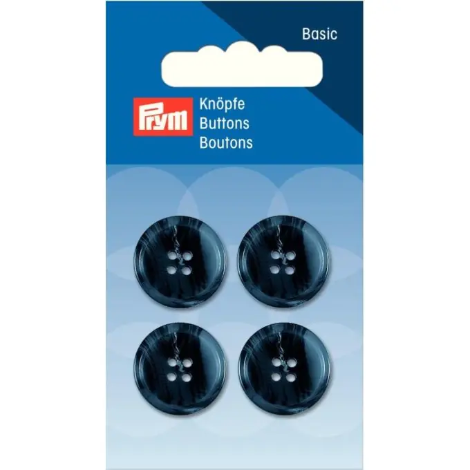 Knöpfe „Anzug und Hose“, 4-Loch, 18mm, dunkelblau Begrenztes Angebot