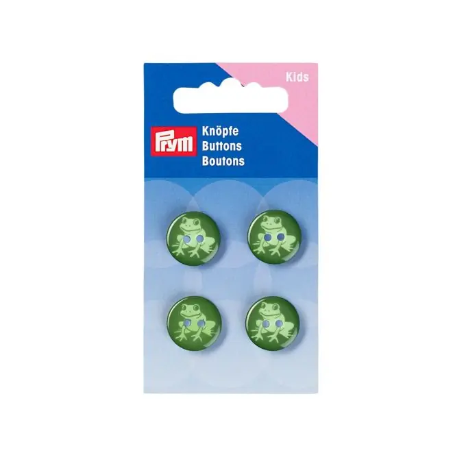Jetzt Zugreifen Knöpfe „Frosch“, 2-Loch
