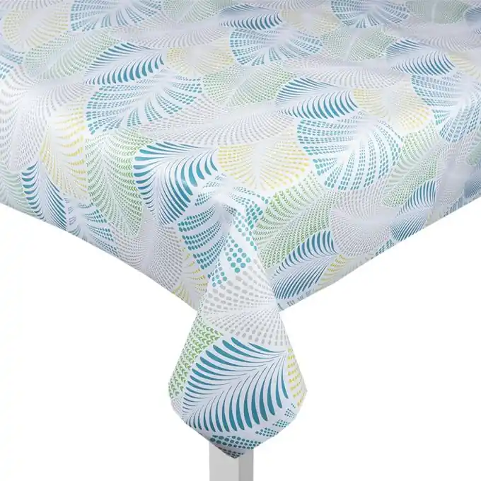 Wachstuch Palmenmotiv Blau/Grün Versand Am Gleichen Tag