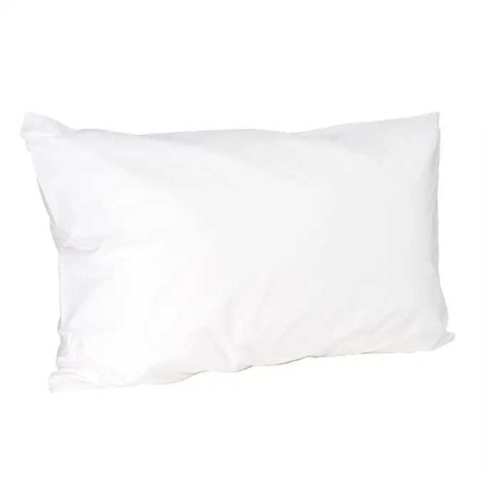 Im Trend Rechteckiger Kopfkissenbezug aus Baumwoll-Perkal, weiß