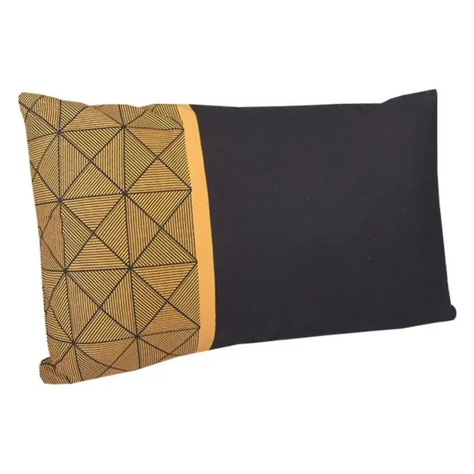 Aktuell Kissen Schwarz/Gelb