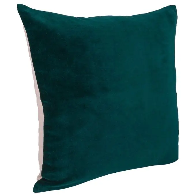 Kostenloser Rückversand Kissen Samt Dunkelgrün