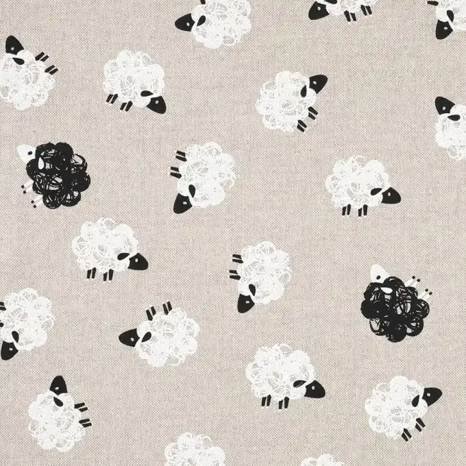 Baumwollstoff Schafe Letzte Chance