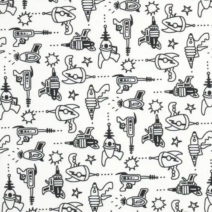 Baumwollstoff Laserpistole Neue Kollektion