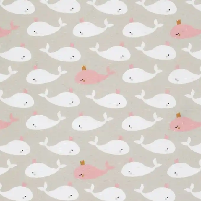 Saisonangebot Rosa Baumwollstoff Walmotiv