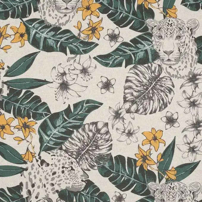Baumwollstoff Tigermotiv Preisreduziert