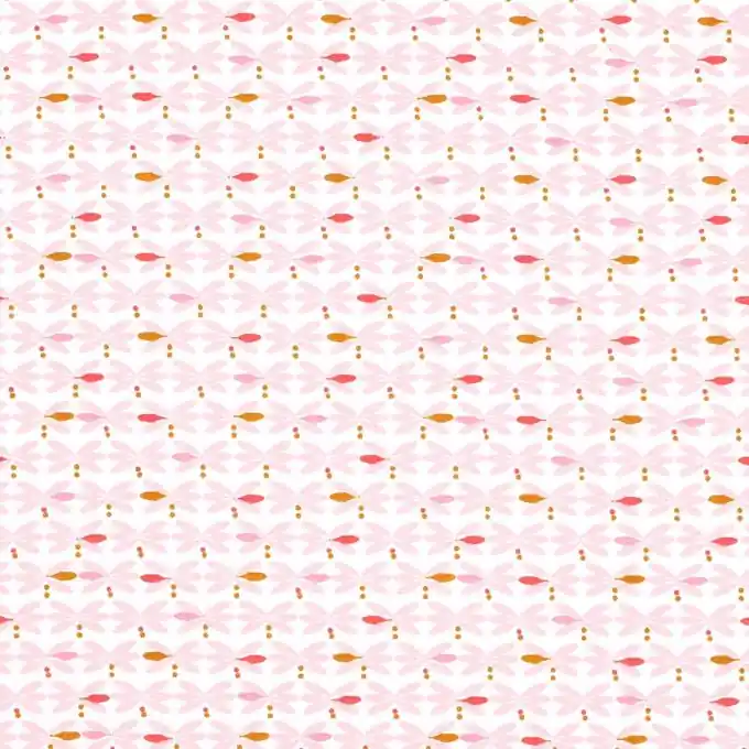 Sonderangebot Baumwollstoff rosa Blumen