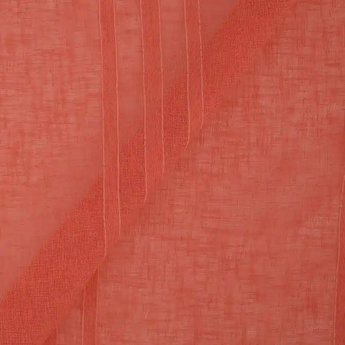 Voile-Stoff Koralle rosa Mega-Angebot