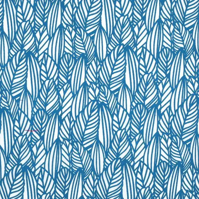 Markenprodukt Beschichter Baumwollstoff Blatt Blattmotiv