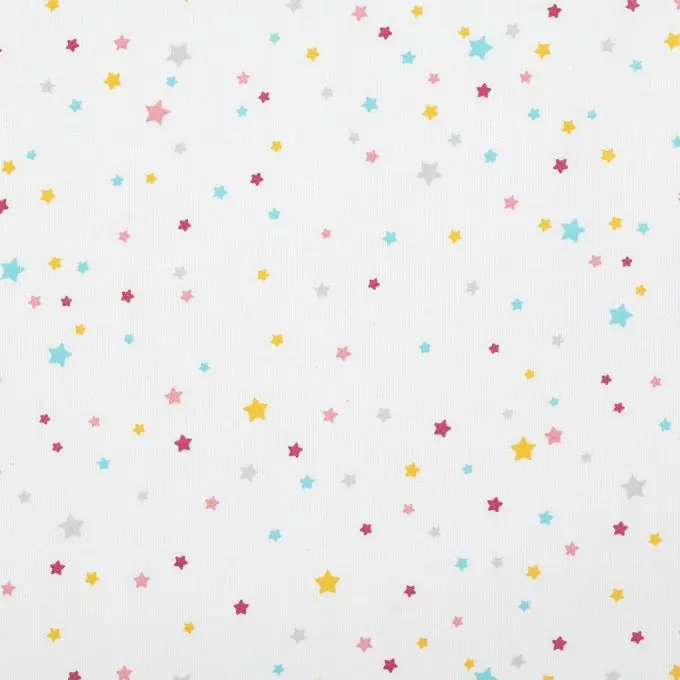 Baumwollstoff bunte Sterne Ab Werk