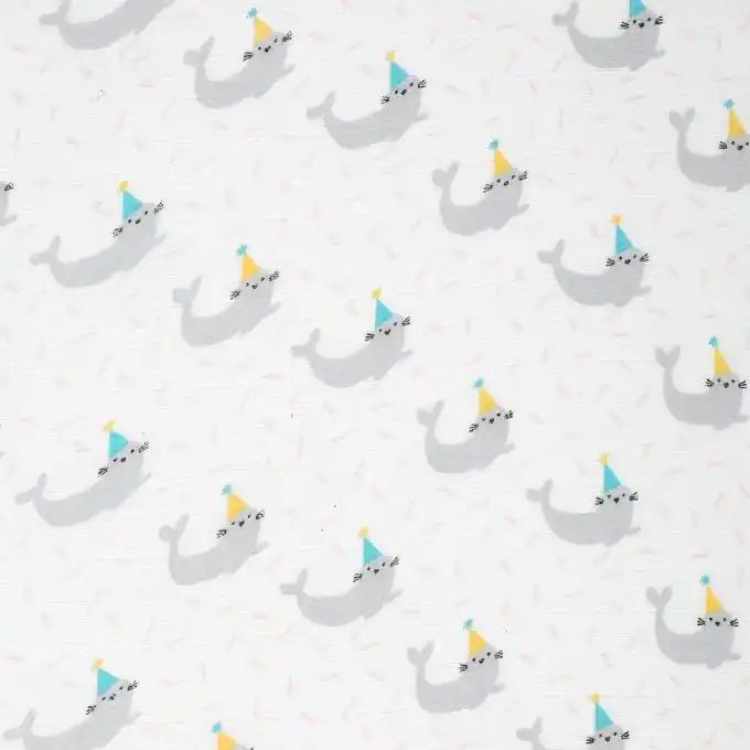 Online Kaufen Bio Baby Mullwindel Stoff Seehund