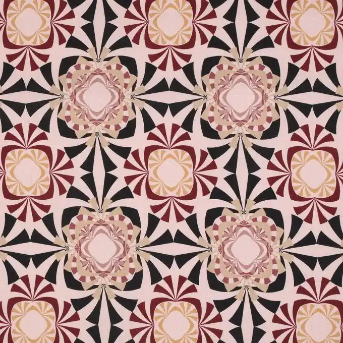 Schwerer Baumwollstoff Kaleidoskop Neue Kollektion