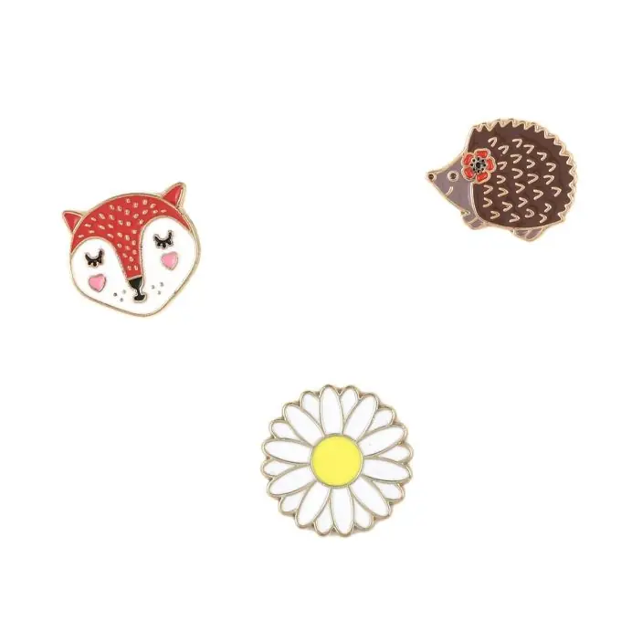 Wochenendangebot 3er Set Pins Wald