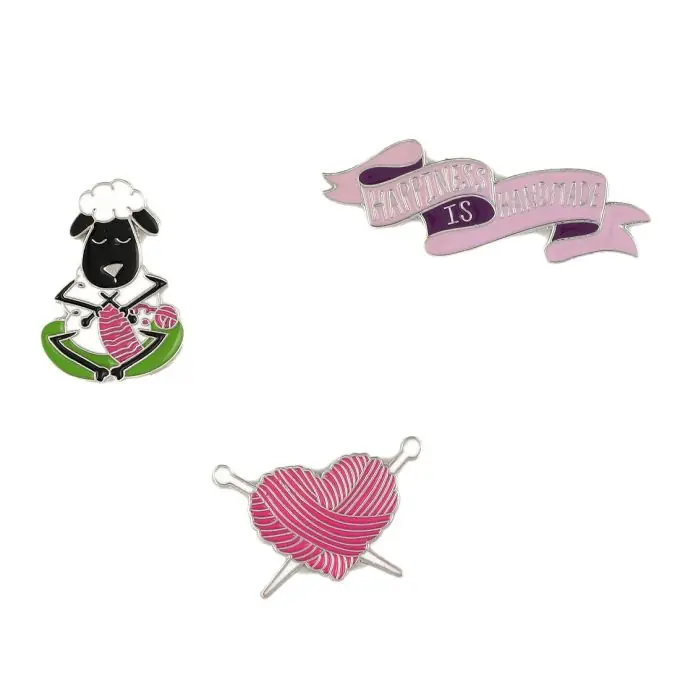 3er Set Pins Stricken Must-Have