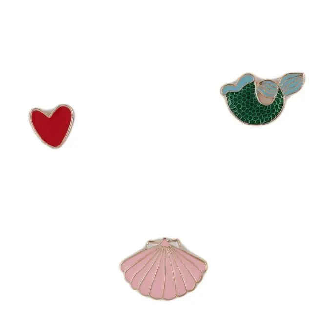 Geprüft 3er Set Pins Under the sea